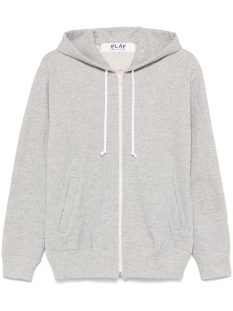 signature heart-patch hoodie