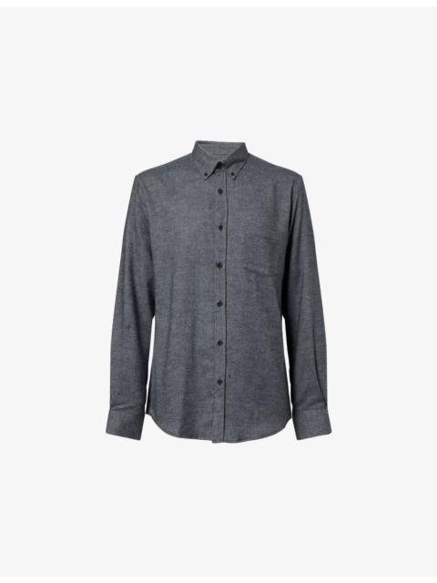 Regular-Fit Brushed Cotton Shirt