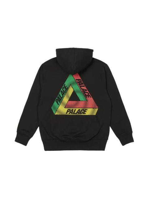 Palace Swirl Tri-Ferg Hood Black