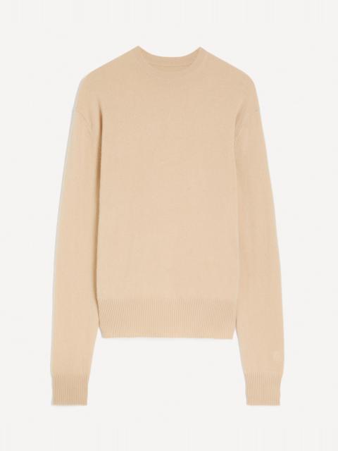 Pale Apricot Classic Cashmere Crew-Knit Jumper
