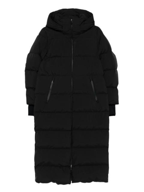 hooded padded coat