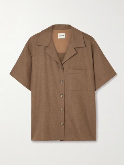 Riordan wool shirt Light brown
