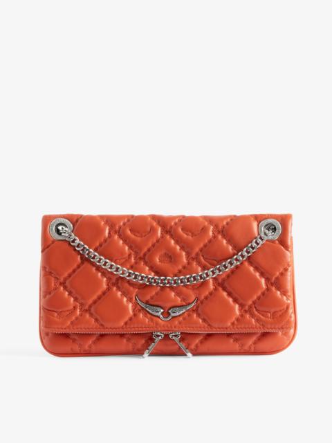 Rock II Quilted Monogram Clutch
