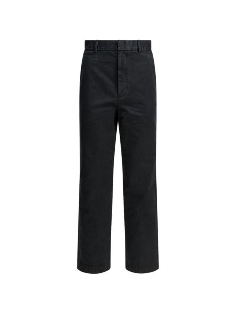 button pocket trousers