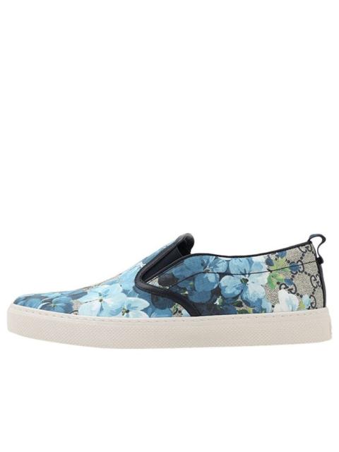 Gucci GG Supreme Canvas Slip-On 'Blue Floral' 546152-KU2E0-8471