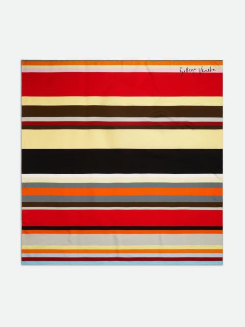 Silk Twill Striped Foulard