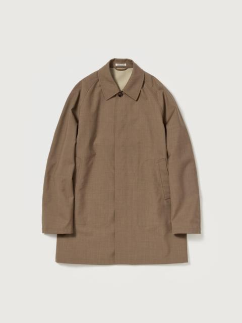 BONDED TROPICAL WOOL SHORT COAT