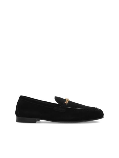 Medusa suede loafers