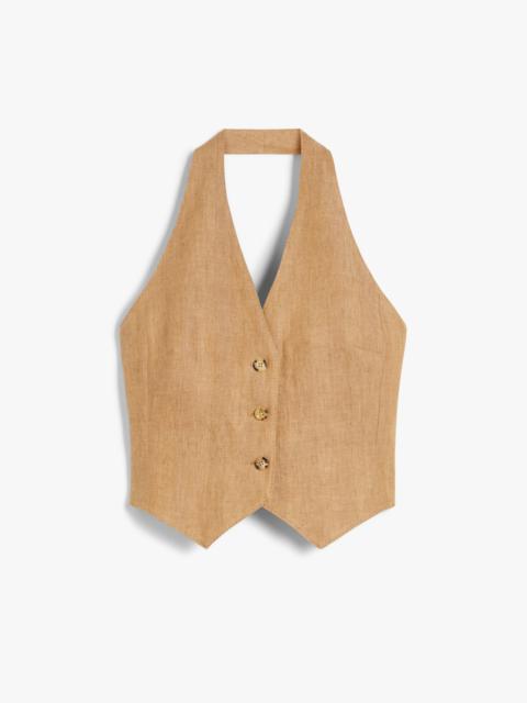 SAURO Linen Batavia waistcoat