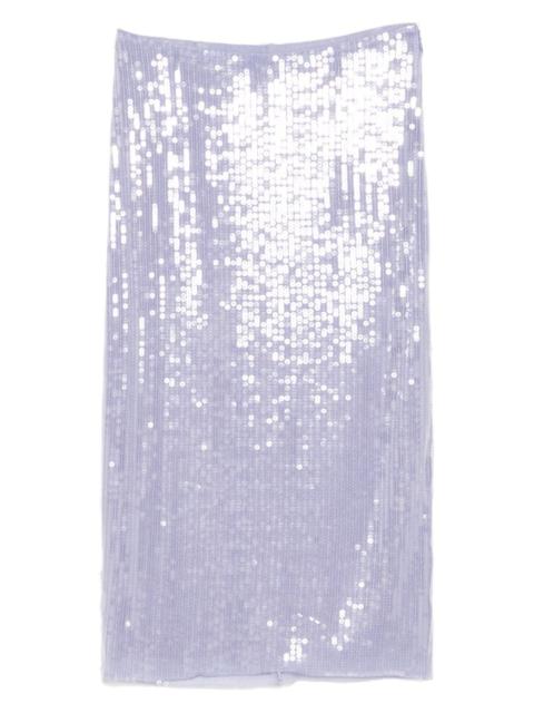 sequinned pencil skirt