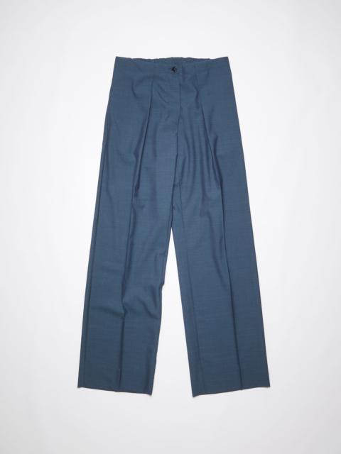Tailored trousers - Teal blue