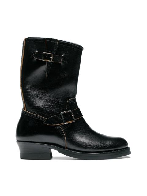 Wabash Engineer Boots Shinki Hikaku Horsebutt Black