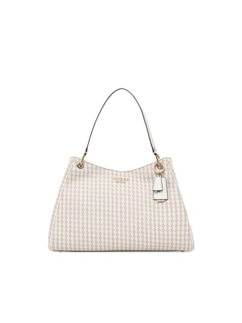 Mirema woven charm tote bag