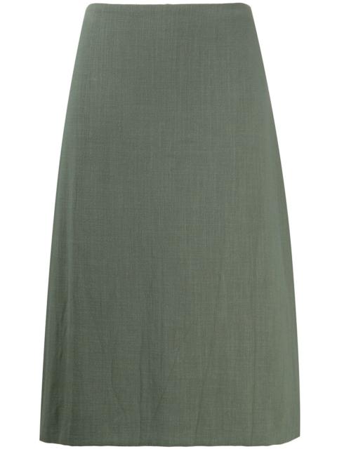 A-line midi skirt