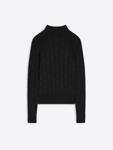 FITTED WOOL SWEATER