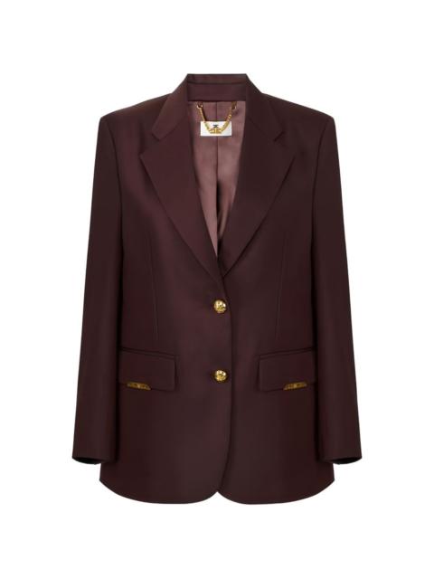 jewel-plaques single-breasted blazer