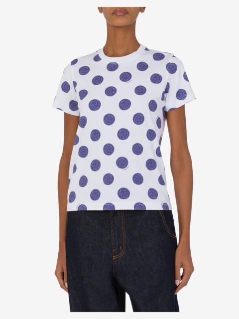 ORGANIC JERSEY T-SHIRT BIRO POLKA DOTS