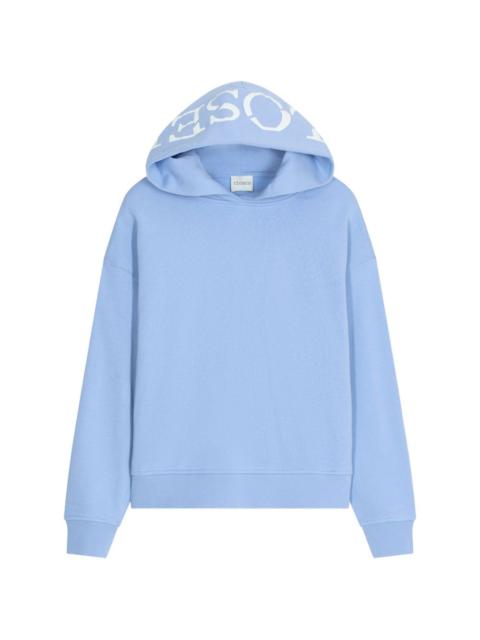 logo hooded hoodie