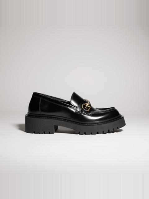 Women's loafer with Horsebit and lug sole