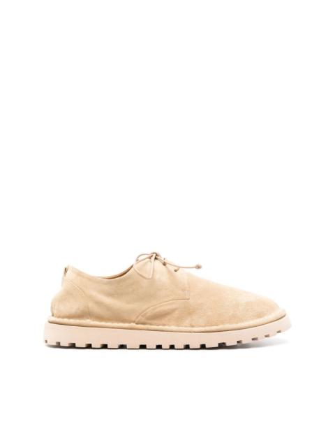 lace-up suede derby shoes