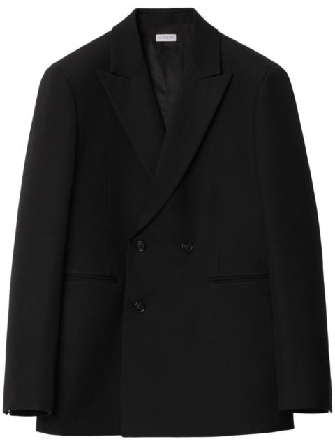 tailored double-breasted blazer