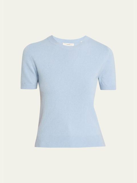 Short-Sleeve Cashmere-Blend Tee
