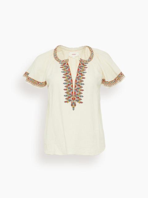 Ambry Top in Oysterette