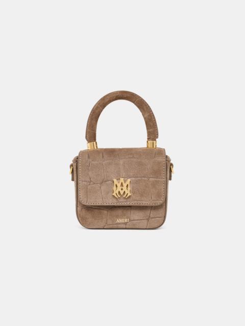WOMEN'S CROC SUEDE NANO MA BAG