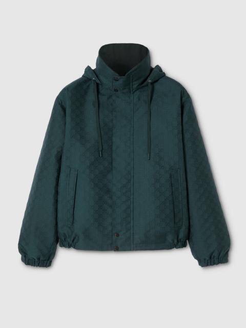 Reversible cotton ripstop zip jacket