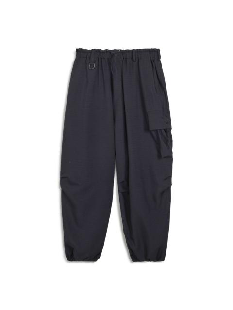 Y-3 SPORT UNIFORM WIDE CARGO TROUSERS – BLACK