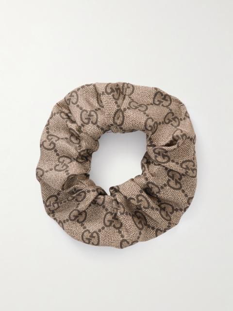 Silk-jacquard Scrunchie