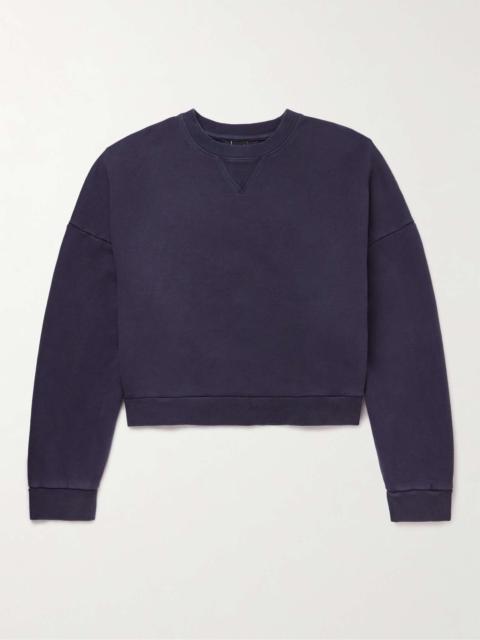 Enzyme-Washed Cotton-Jersey Sweatshirt