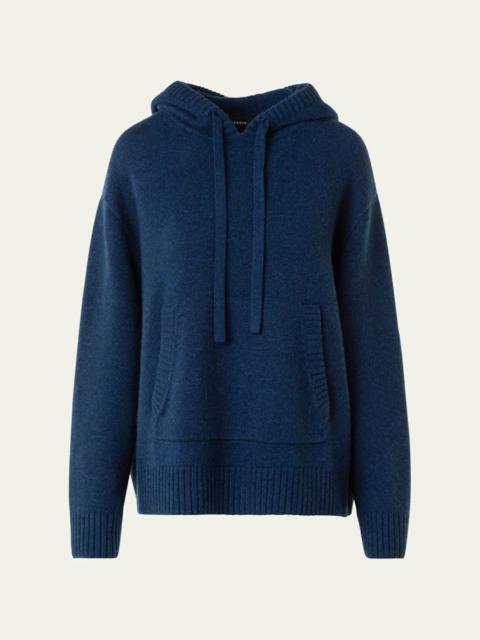 Cashmere Knit Oversized Hooded Sweater