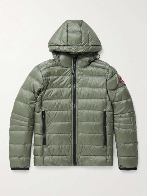 Crofton Slim-Fit Recycled Nylon-Ripstop Hooded Down Jacket
