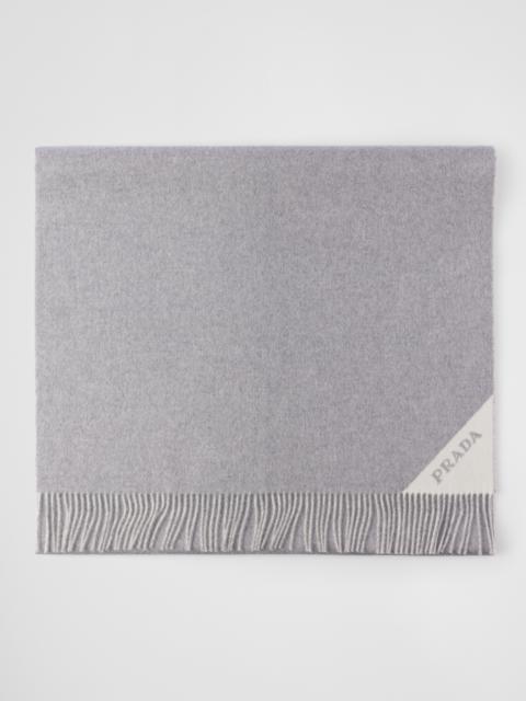Double cashmere scarf