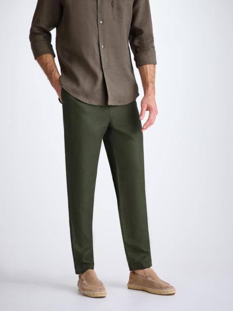 Men's Pants Sydney Linen Khaki