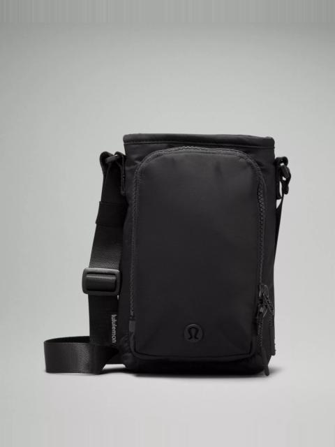 Water Bottle Crossbody with Front Pocket 2L