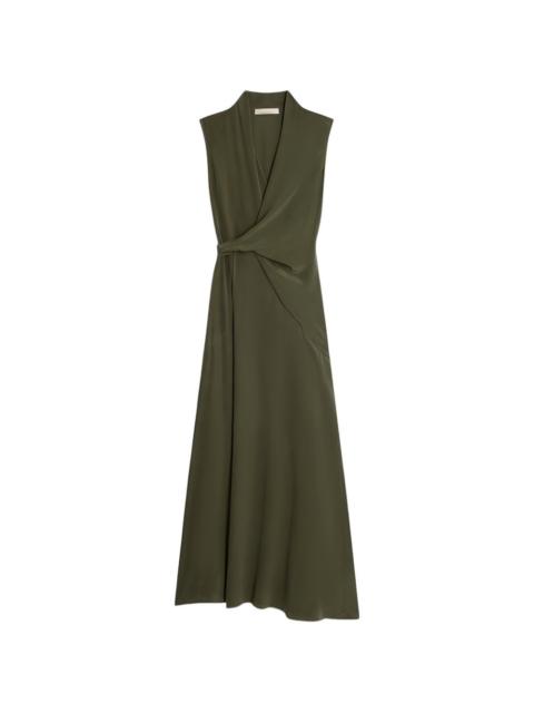 Faye twisted sleeveless maxi dress