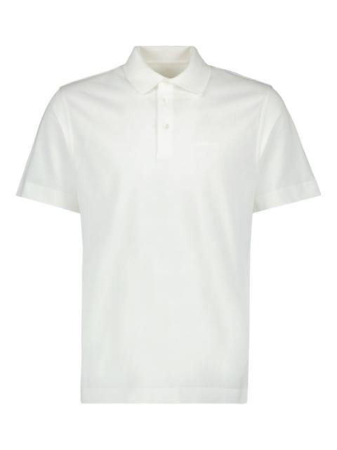 logo-embroidered polo shirt