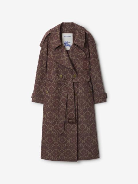 Long Baroque Viscose Blend Fitzrovia Trench Coat