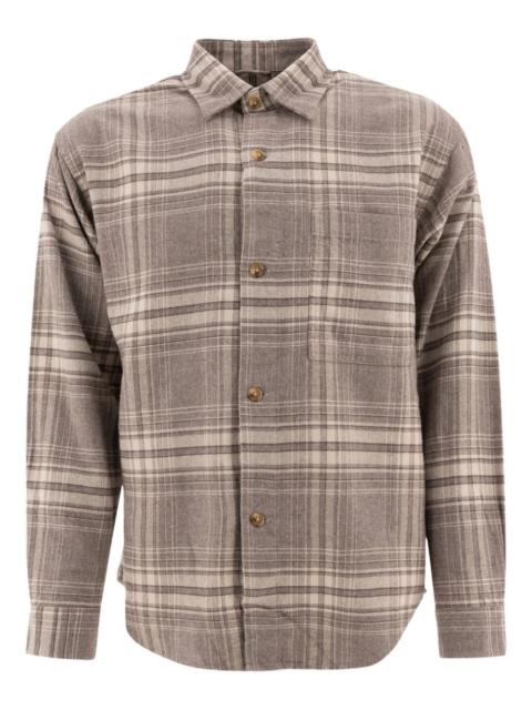 Adwin checked button-fastening shirt