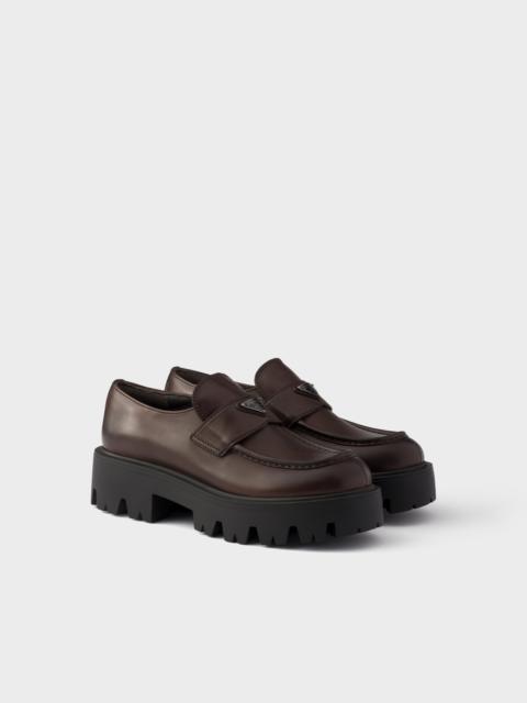 Leather loafers