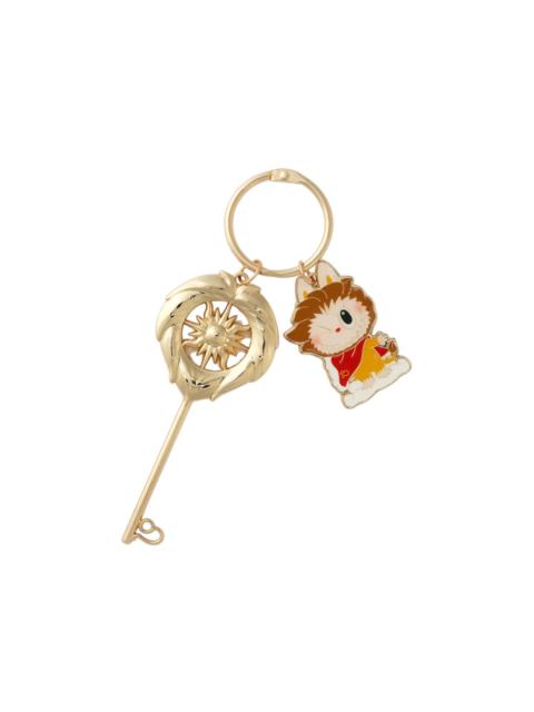 Pop Mart The Monsters Labubu Constellation Series Pisces Key Pendant