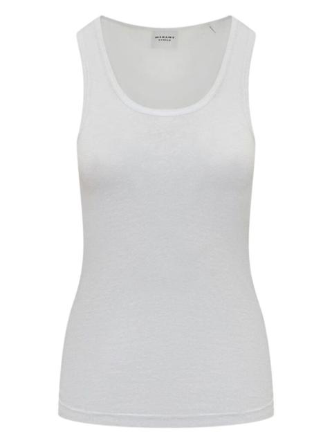 scoop-neck tank top