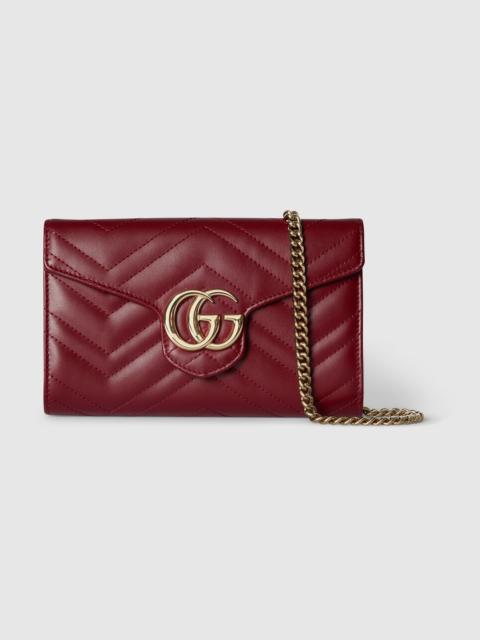 GG Marmont wallet on chain