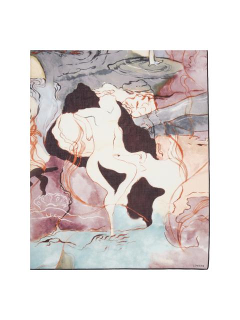 Multicolor Aquarel Pareo Scarf