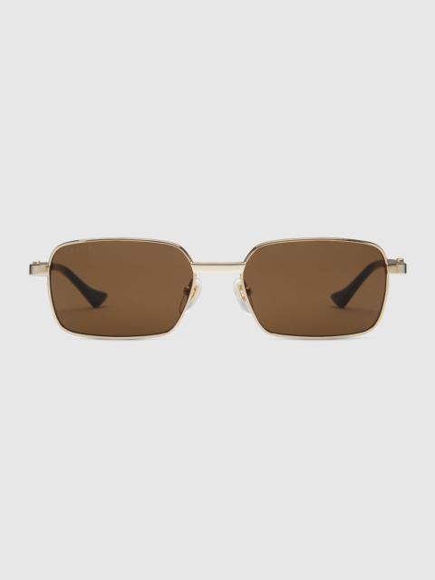 Rectangular-frame sunglasses