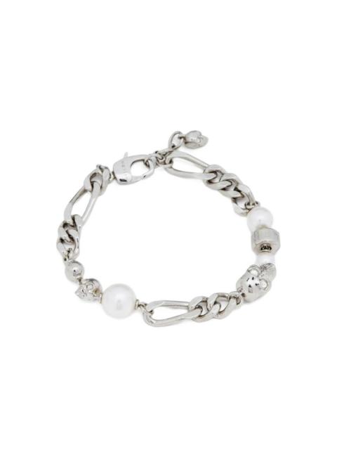 SKULL-MOTIF CHAIN BRACELET