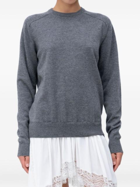 long-sleeve asymmetrical dress