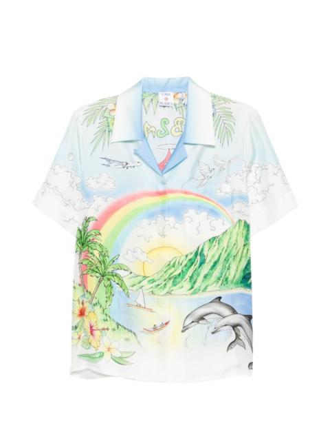 Aloha graphic shirt